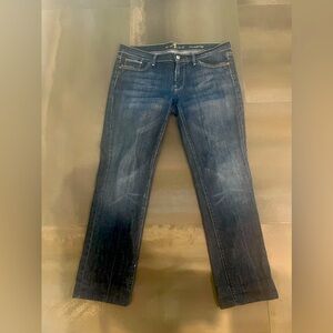 Vintage 7 for all mankind straight leg jeans low rise